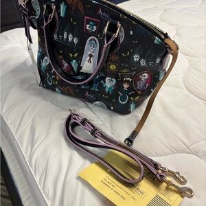 Dooney & Bourke Black Haunted Mansion Satchel